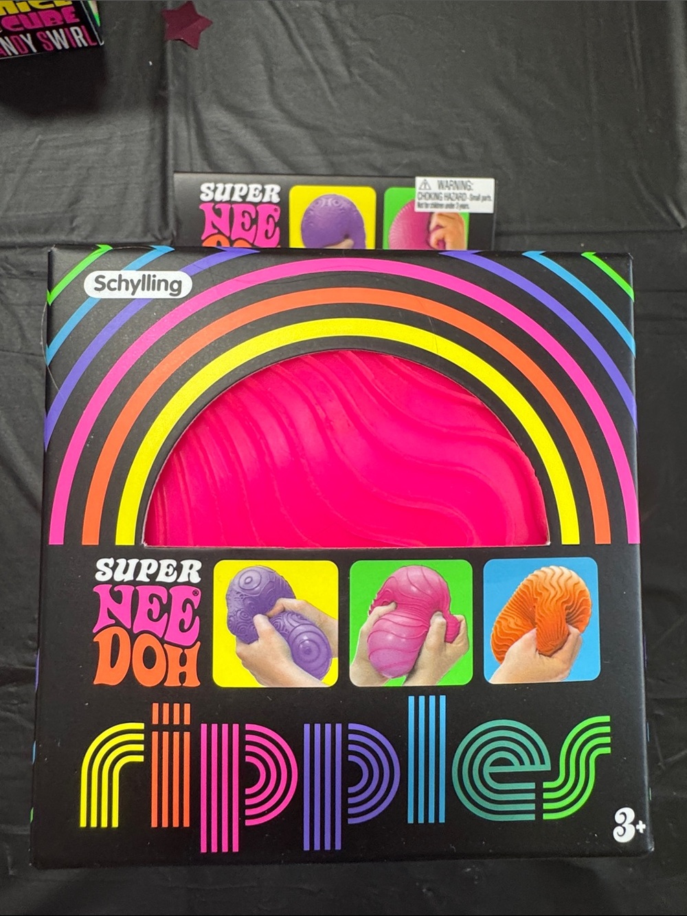 Super NeeDoh Ripples Sensory Stress Ball - Pink
